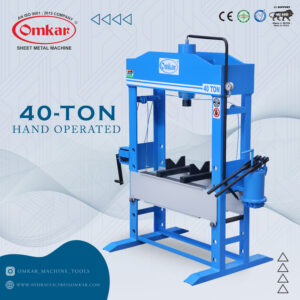 40 Ton H Type Hand Operated Hydraulic Press