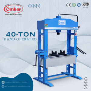 40 Ton H Type Hand Operated Hydraulic Press