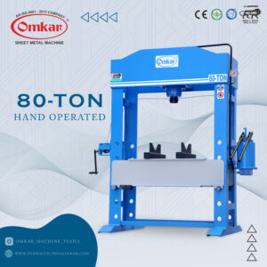 80 Ton H Type Hand Operated Hydraulic Press